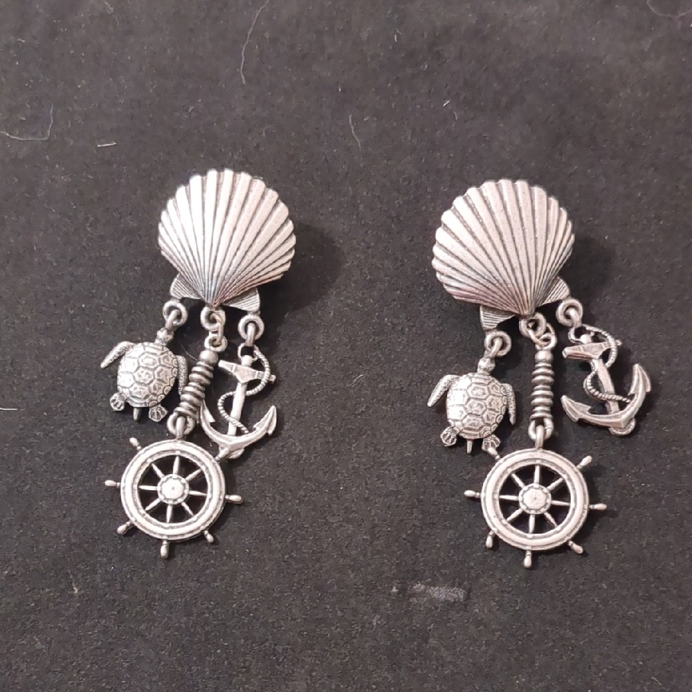 ✨Charming Silver Nautical Earrings